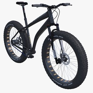 3d fat mountain bicycle model