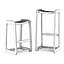 Sgabello D-Bar a doghe
