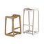 Sgabello D-Bar a doghe