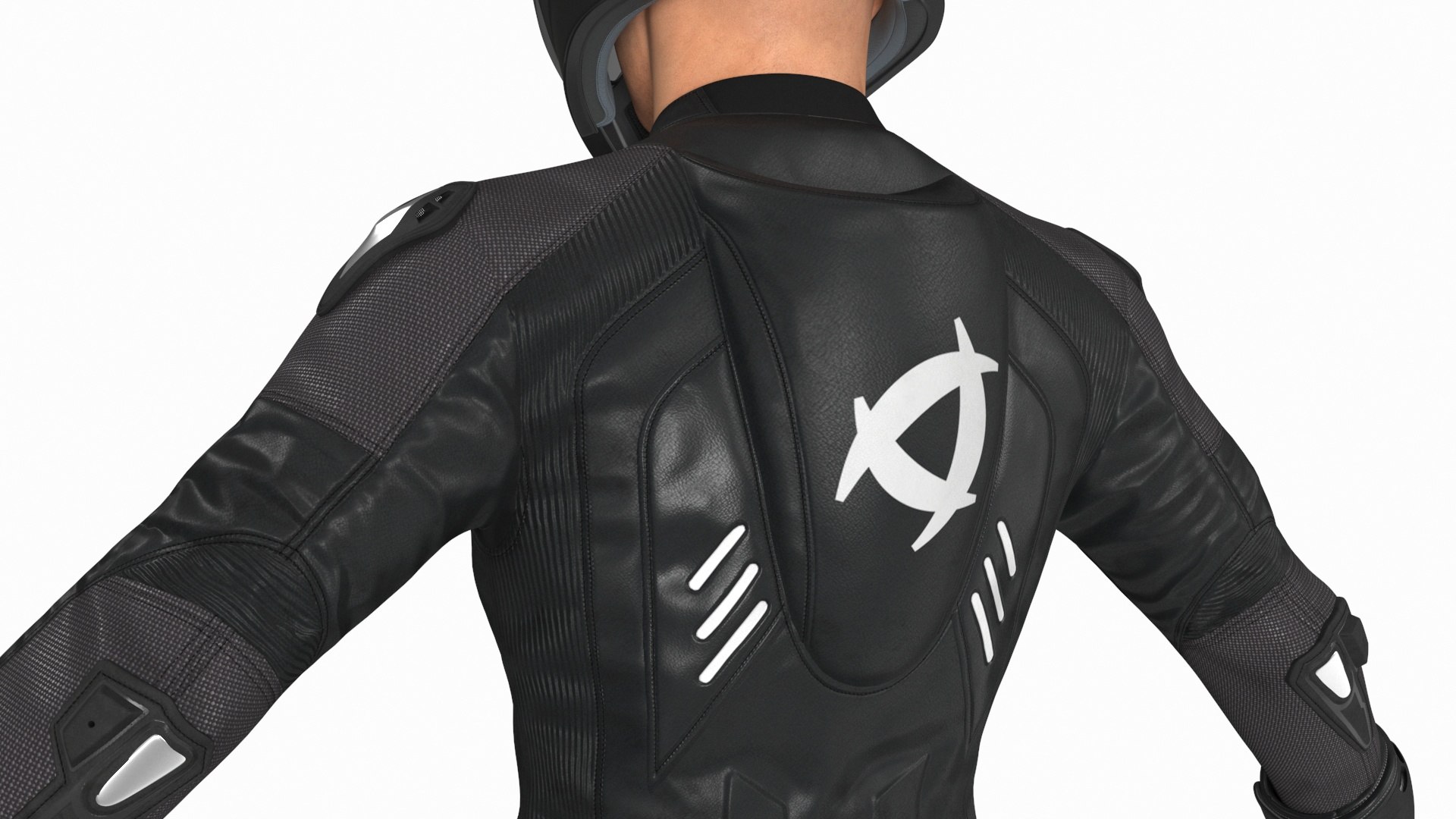 Bike Rider Wearing Protective Riderwear Rigged For Maya 3D Model ...