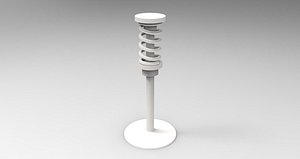 engine valve 3D model
