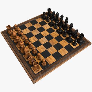 Chess Full Set 3D model