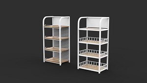 display shelf 3D model 3D