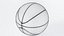 Modelo 3D realista de baloncesto. Renderizados PBR reales. UV sin limpieza. Texturas PBR 2K.