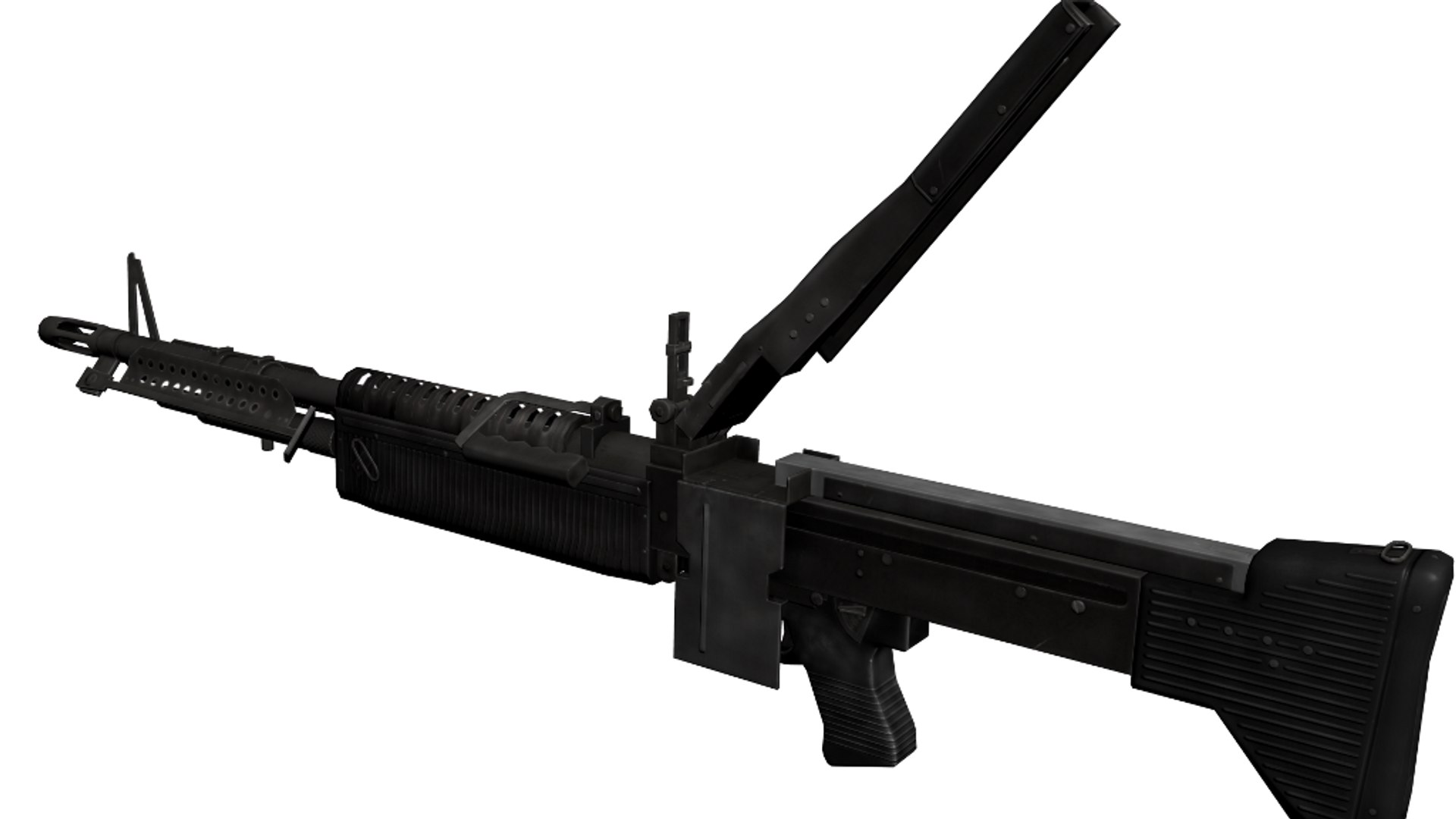 Machine Gun Fbx