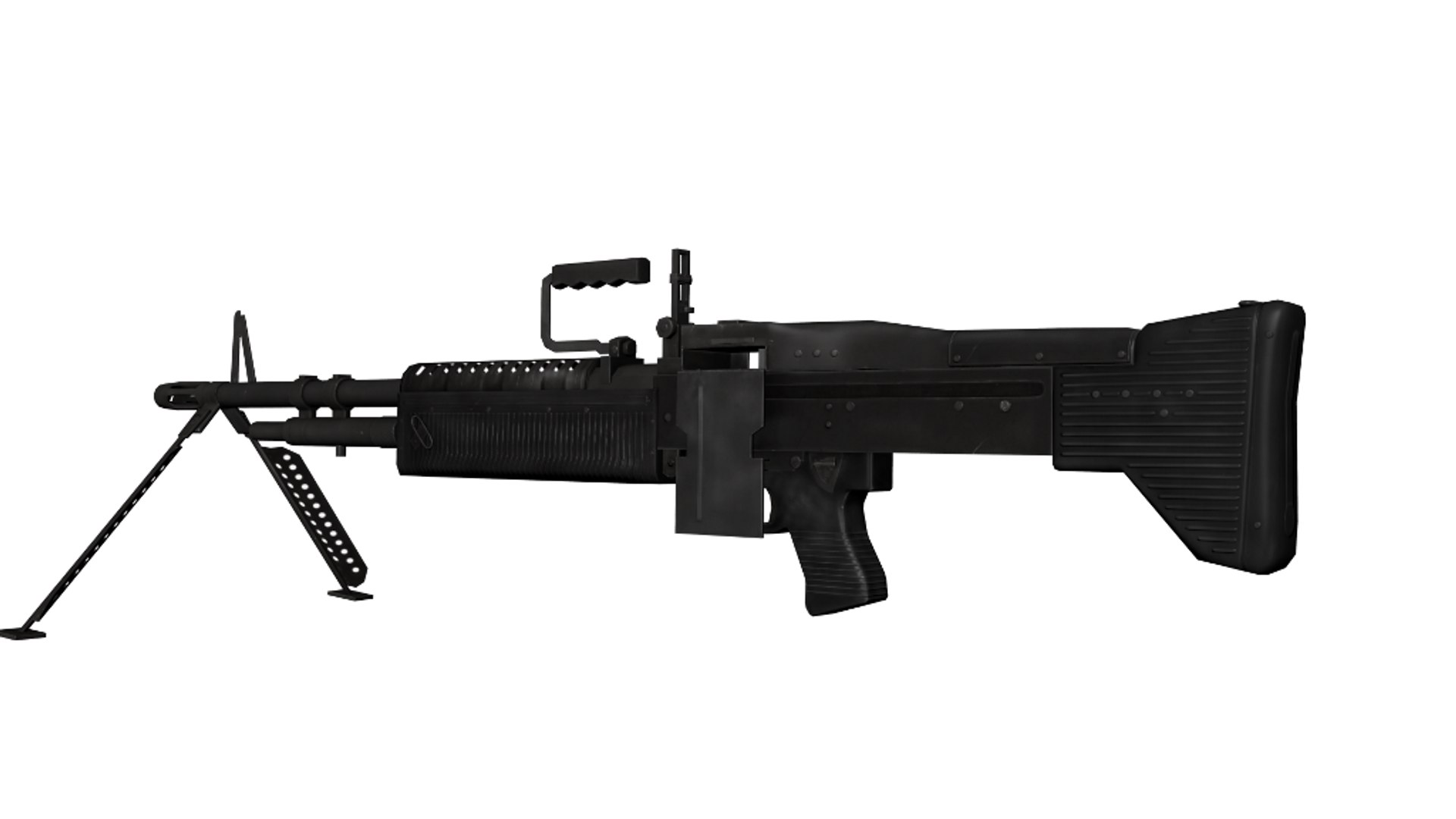 Machine Gun Fbx