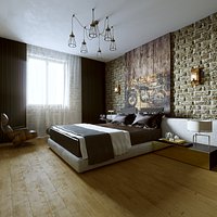 Bedroom Loft Vit