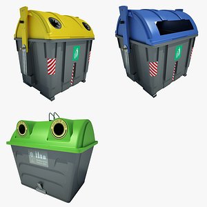 garbage container 3d max