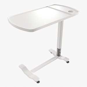 Medical Mobile Food Over Bed Table