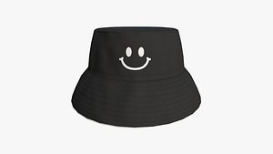 Bucket Hat 02 - Character Design Fashion 3D model