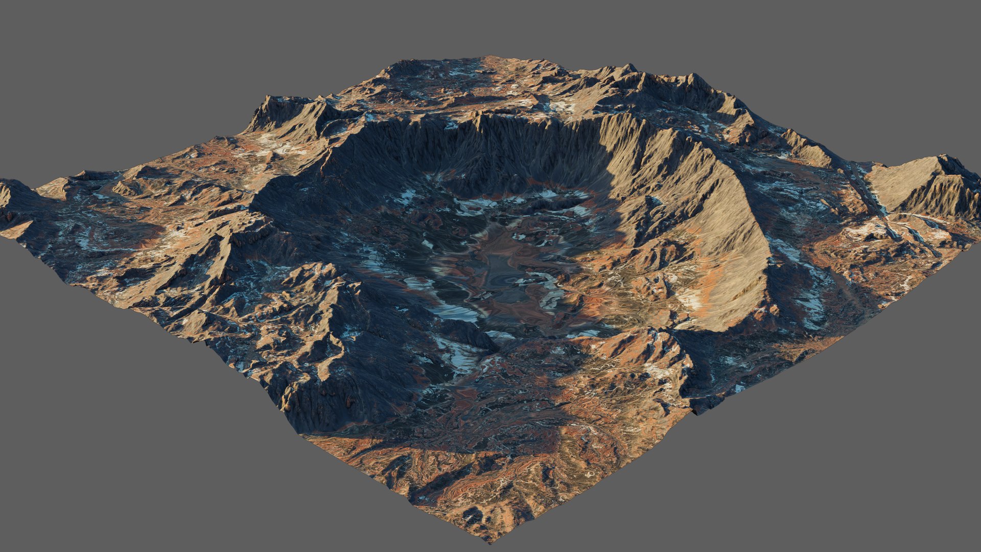 8K Detailed Crater Landscape model https://p.turbosquid.com/ts-thumb/lC/xEepWr/jJ/3/png/1637087133/1920x1080/fit_q87/097b55ce7c0f3fb8b9904ad0f4a9239203dcc5ad/3.jpg