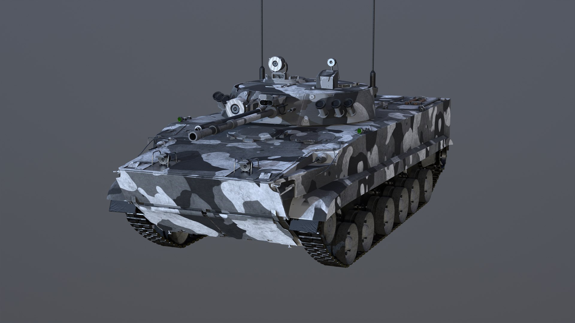 3D Model BMP-3 Armored Vehicle - TurboSquid 1899487