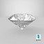 3D Round Brilliant Cut Diamond