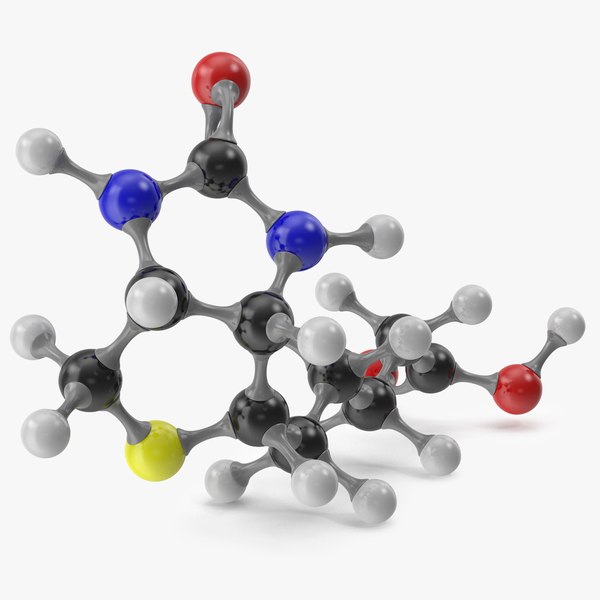 biotin molecular model