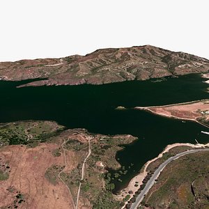 Irvine Lake Orange County State of California United States 3D model