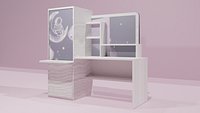 low polymodeling aesthetic study table