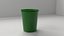 Green Ice Cream Container