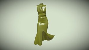 Nightwear-Silk In Low Poly