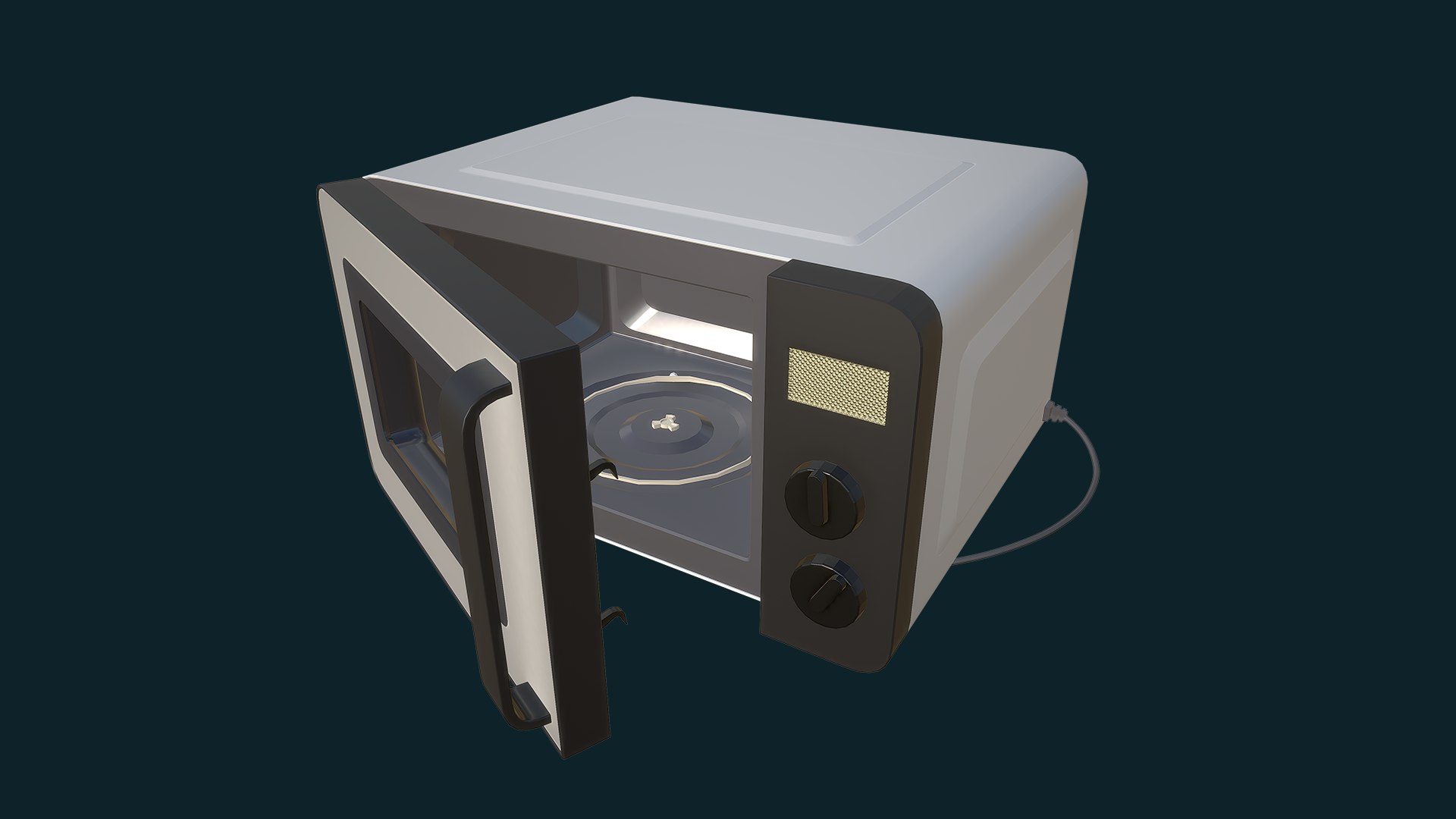 Microwave 3D Model - TurboSquid 2189942