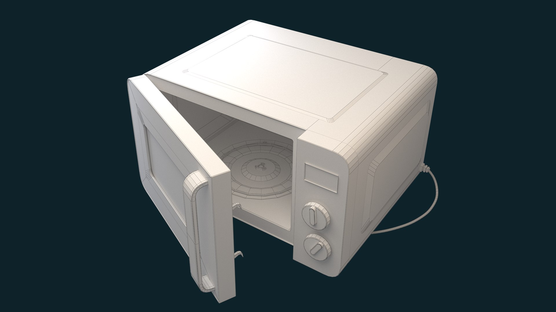 Microwave 3D Model - TurboSquid 2189942