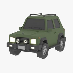 Low poly Car 09 model