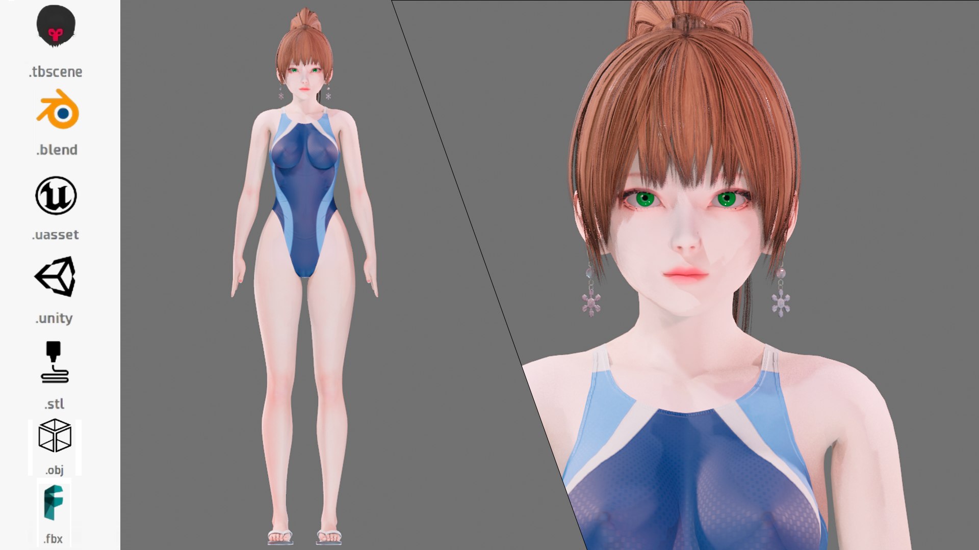 3D Bikini 0017 - UE5 - Unity - Blender - Animated - Realistic Female Character model https://p.turbosquid.com/ts-thumb/lD/byaP4g/55/1c/png/1739242666/1920x1080/fit_q87/bf25236a79a2efe9dbaf5cbf3ea98074d5f4c7aa/1c.jpg