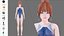 Bikini 0017 - UE5 - Unity - Blender - Animato - Personaggio femminile realistico