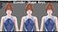 Bikini 0017 - UE5 - Unity - Blender - Animato - Personaggio femminile realistico