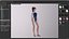 Bikini 0017 - UE5 - Unity - Blender - Animato - Personaggio femminile realistico