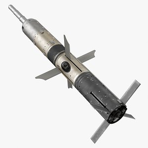 BGM 71D TOW Missile 3D Model