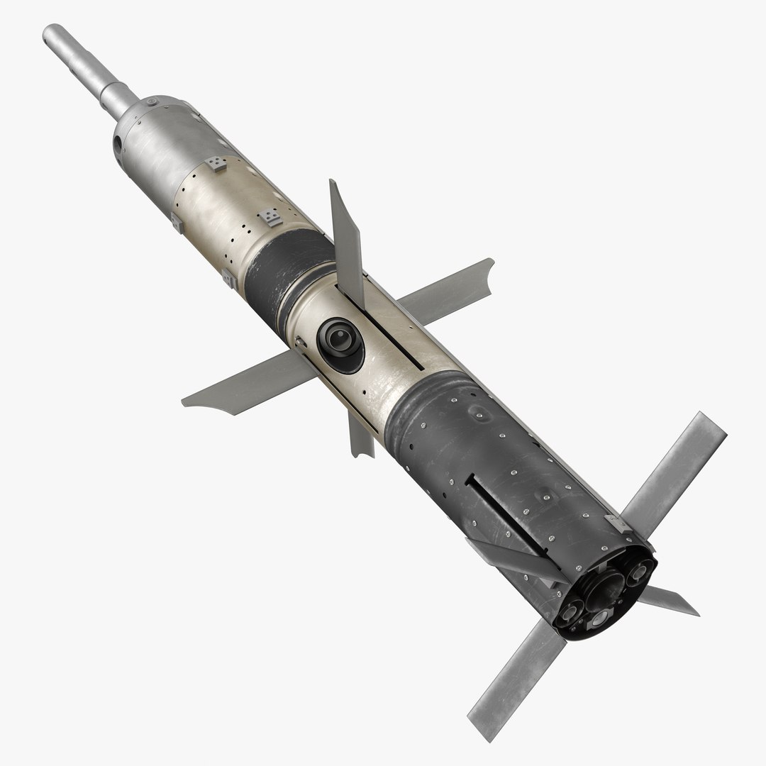 BGM 71D TOW Missile 3D Model 3D model preview