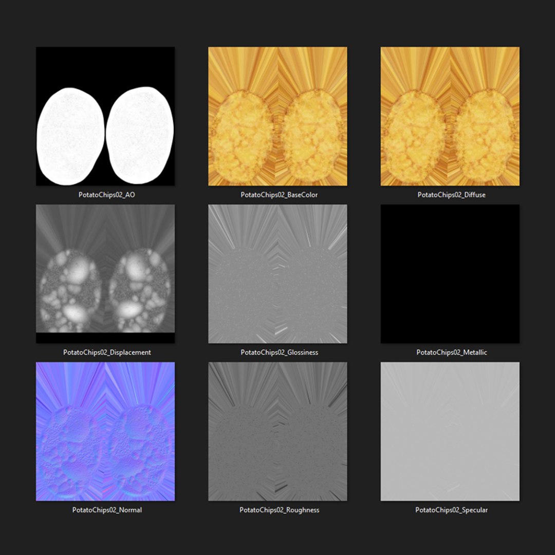 3D model Potato Chips 02 https://p.turbosquid.com/ts-thumb/lD/fn0E7Z/hl/potatochips02_d0005/jpg/1671975562/1920x1080/fit_q87/3848cd4b831e9e35837ffa7219d60327b336d16f/potatochips02_d0005.jpg