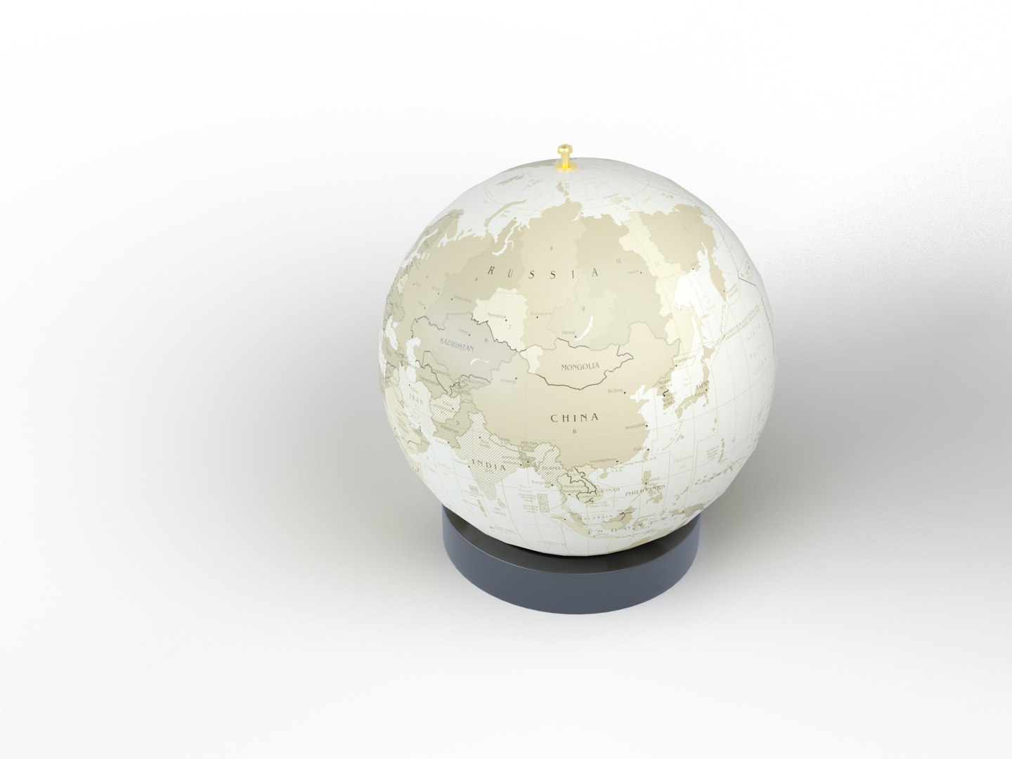 3D Rotating Swivel World Decoration Model - TurboSquid 1540825