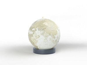 3D rotating swivel world decoration model