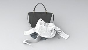 Womens Clothes on Floor Clothing Bundle