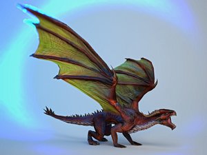 dragons boss 3d model