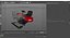 3D Motorized Shopping Cart SmartKART New Red