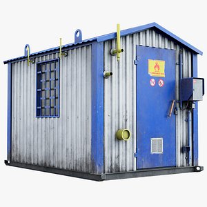 3D Industrial Gas Station Realtime