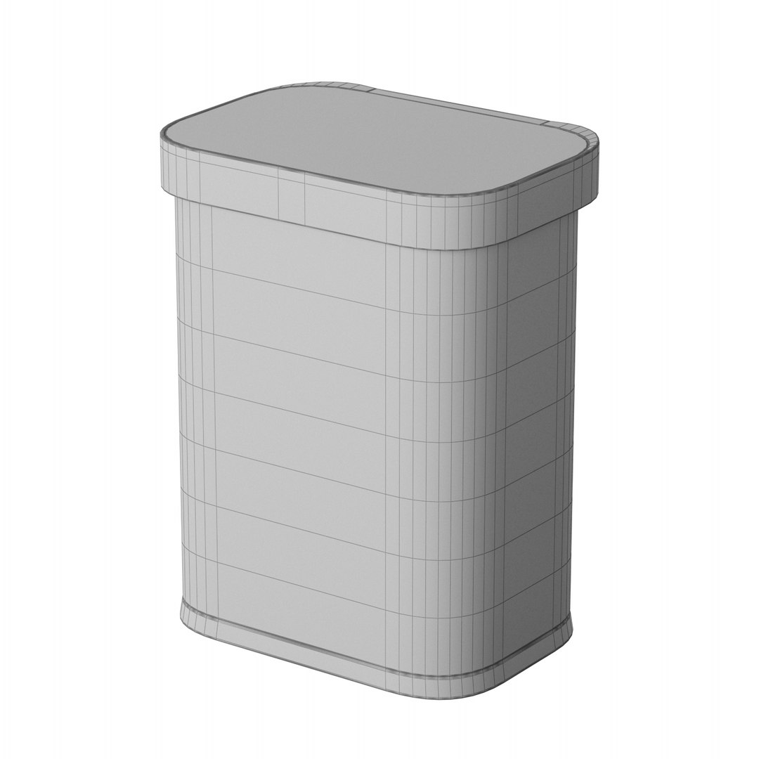 3D simplehuman trash stainless model - TurboSquid 1568652