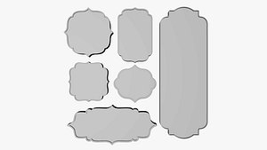3D Vintage Box Pack model