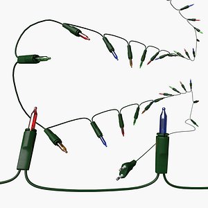 Realistic Rigged Christmas Lights