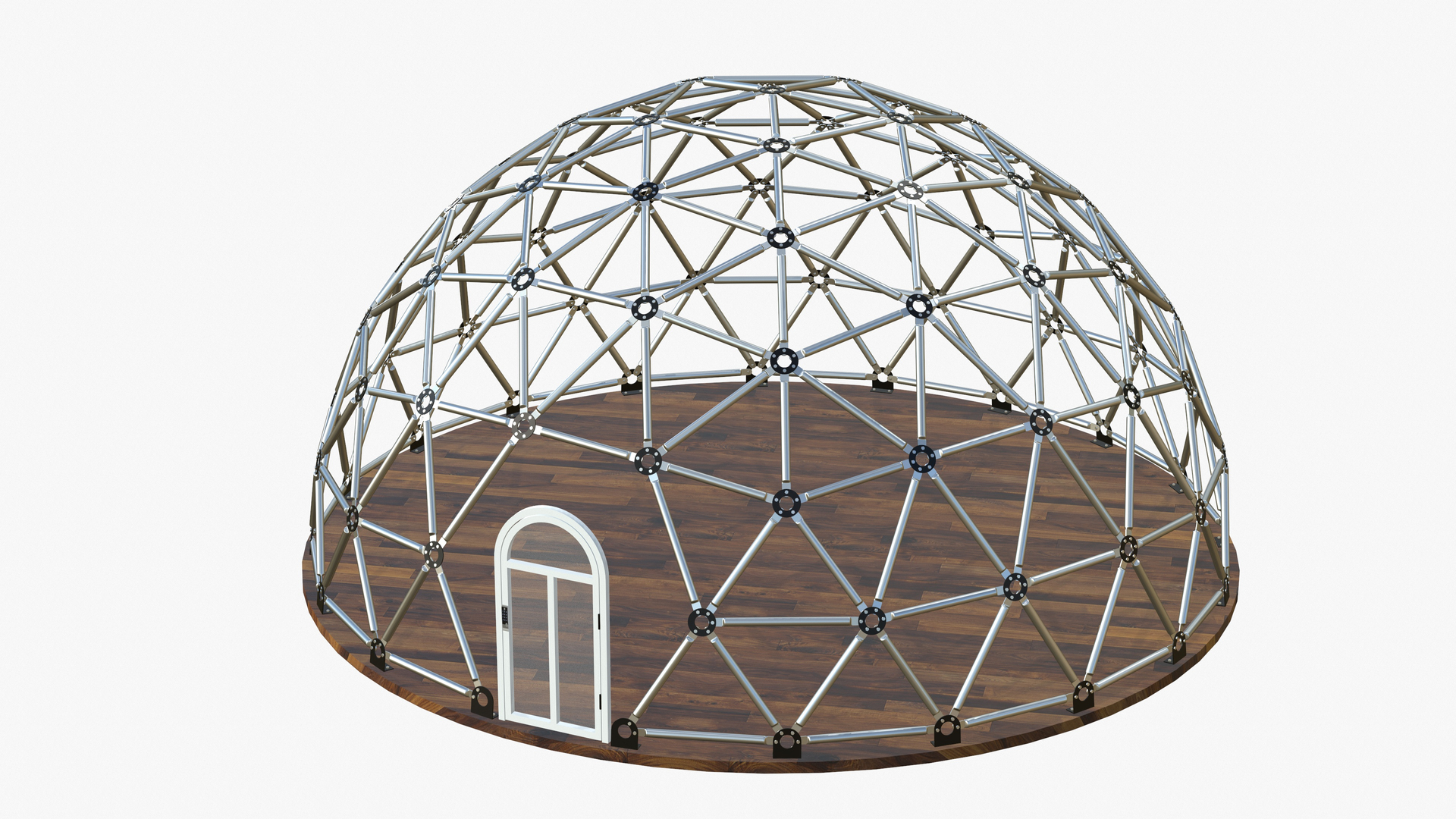 3D модель Геодезический купол V4 - TurboSquid 1870343