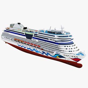 3D model Cruise Ship Viva Riva