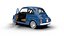 Fiat 500L 1969 HQ 3D-Modell