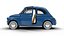 Fiat 500L 1969 HQ 3D-Modell