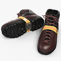 Intrinsically Safe Ice Cleats on Hiking Boots Scarpa