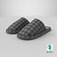 Plaid House Slippers