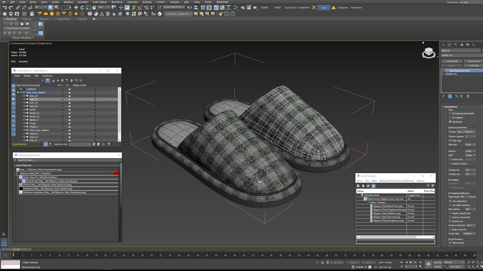 Plaid House Slippers 3D model https://p.turbosquid.com/ts-thumb/lE/7Z4FXJ/H4/plaid_house_slippers_014/jpg/1792700550/1920x1080/fit_q87/54e6244bb4cb080d2a658cbe4a46b877d7c5650e/plaid_house_slippers_014.jpg