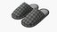 Plaid House Slippers