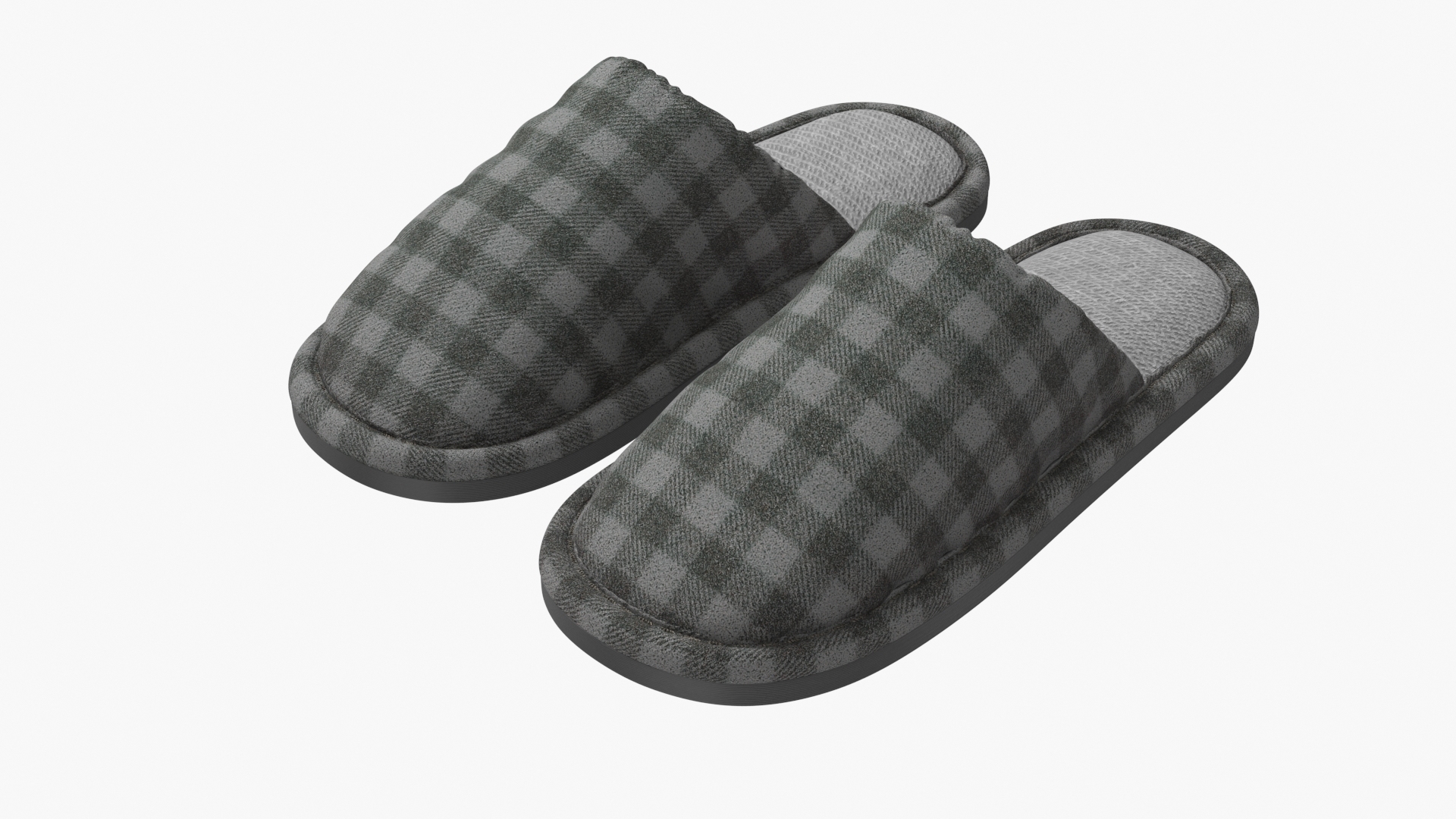 Plaid House Slippers 3D model https://p.turbosquid.com/ts-thumb/lE/7Z4FXJ/y8/plaid_house_slippers_360/jpg/1792700438/1920x1080/turn_fit_q99/bad92d3b22955775b35488e5660f489e04018a6e/plaid_house_slippers_360-1.jpg